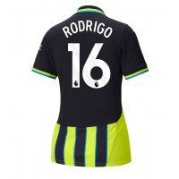 Echipament fotbal Manchester City Rodri Hernandez #16 Tricou Deplasare 2024-25 pentru femei maneca scurta